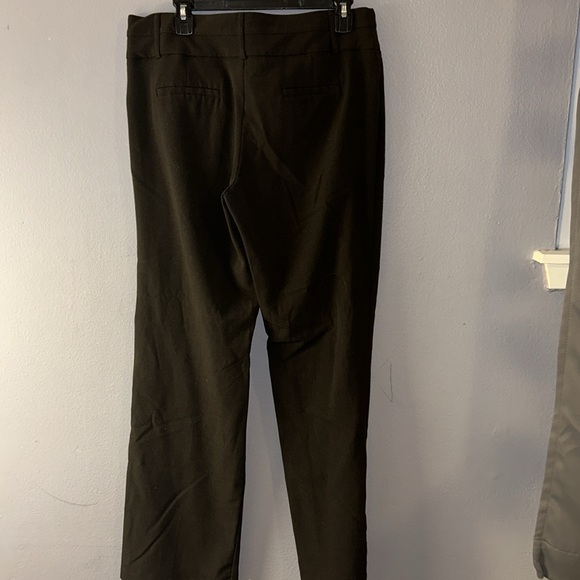 AB Studio Work Pants, Size 12, Dark Brown - Picture 3 of 3